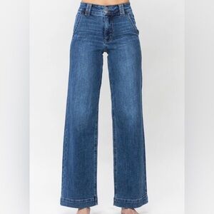 Judy Blue Double Trouble Trouser Wide Leg women’s size 7 / 28